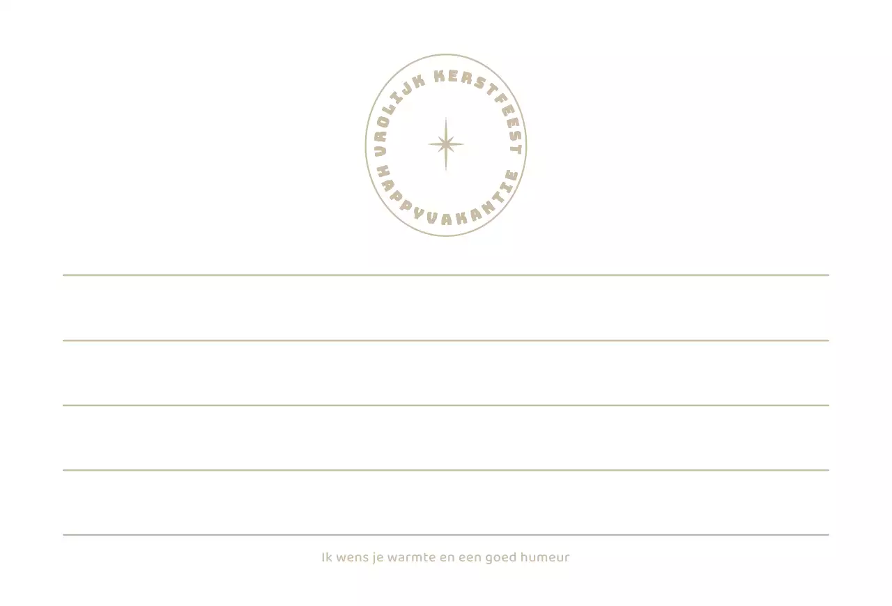 Rode kerstfoto kerstkaart