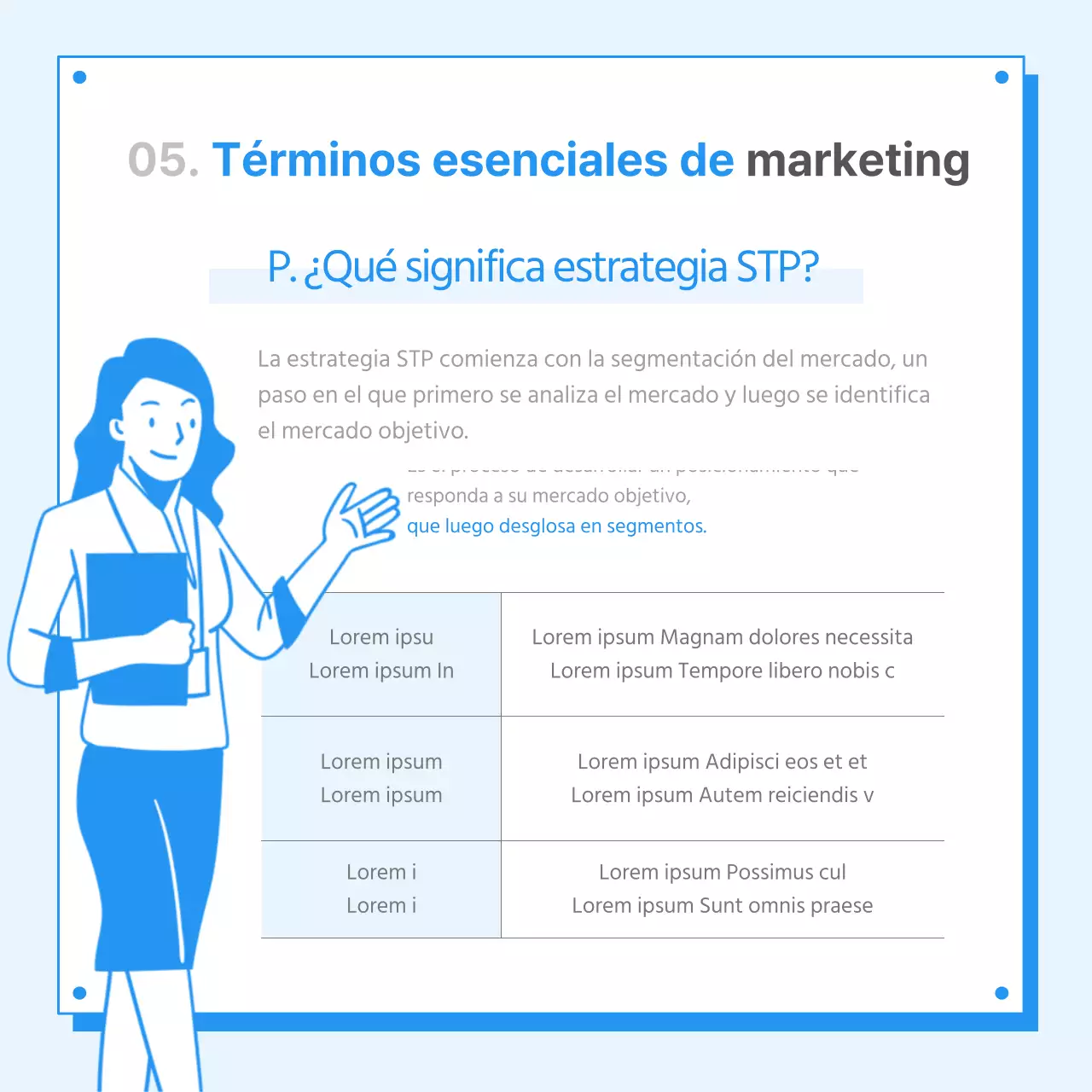 Un análisis completo de la labor de marketing de Bluetone Presentación de los departamentos de la empresa CardNews