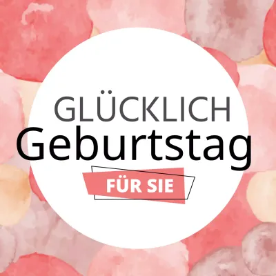Alles Gute zum Geburtstag