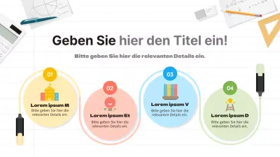 Straßenkarte mit pastellfarbenen Briefpapierillustrationen für Notizhintergründe
