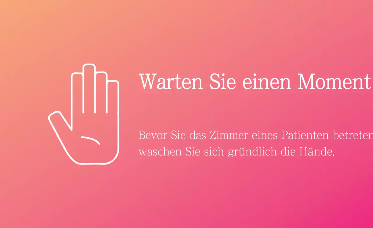 Warten Sie eine Minute