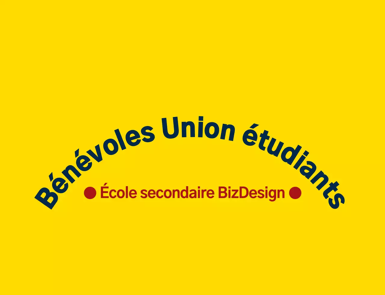 Logo simple et propre combinant le symbole du bouclier et l'emblème en jaune et bleu marine-rouge. Organisation de service gouvernemental pour les étudiants des écoles secondaires.
