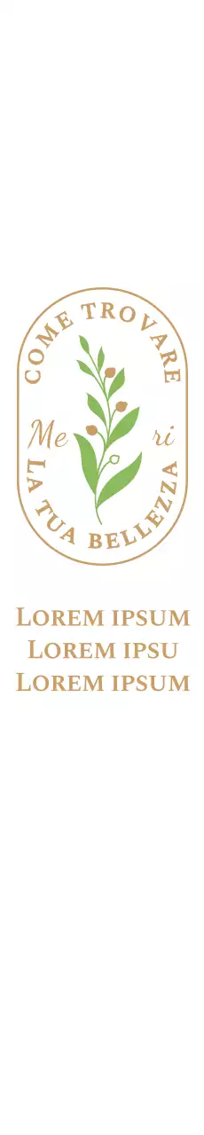 Uno stile di logo ambientale semplice ed emozionale in marrone e verde per promuovere e far conoscere il vostro negozio di pelle e bellezza.