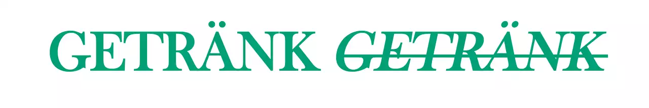 Emotionales und einfaches Briefpapier im Stil eines Cafés mit Wiederholung der grünen Farbe