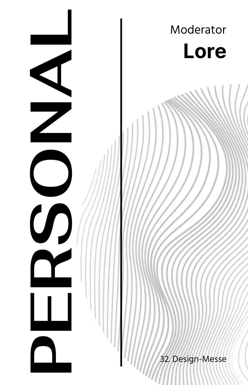 Organisatoren von Veranstaltungen mit Schwerpunkt auf Design, Linien und Formen