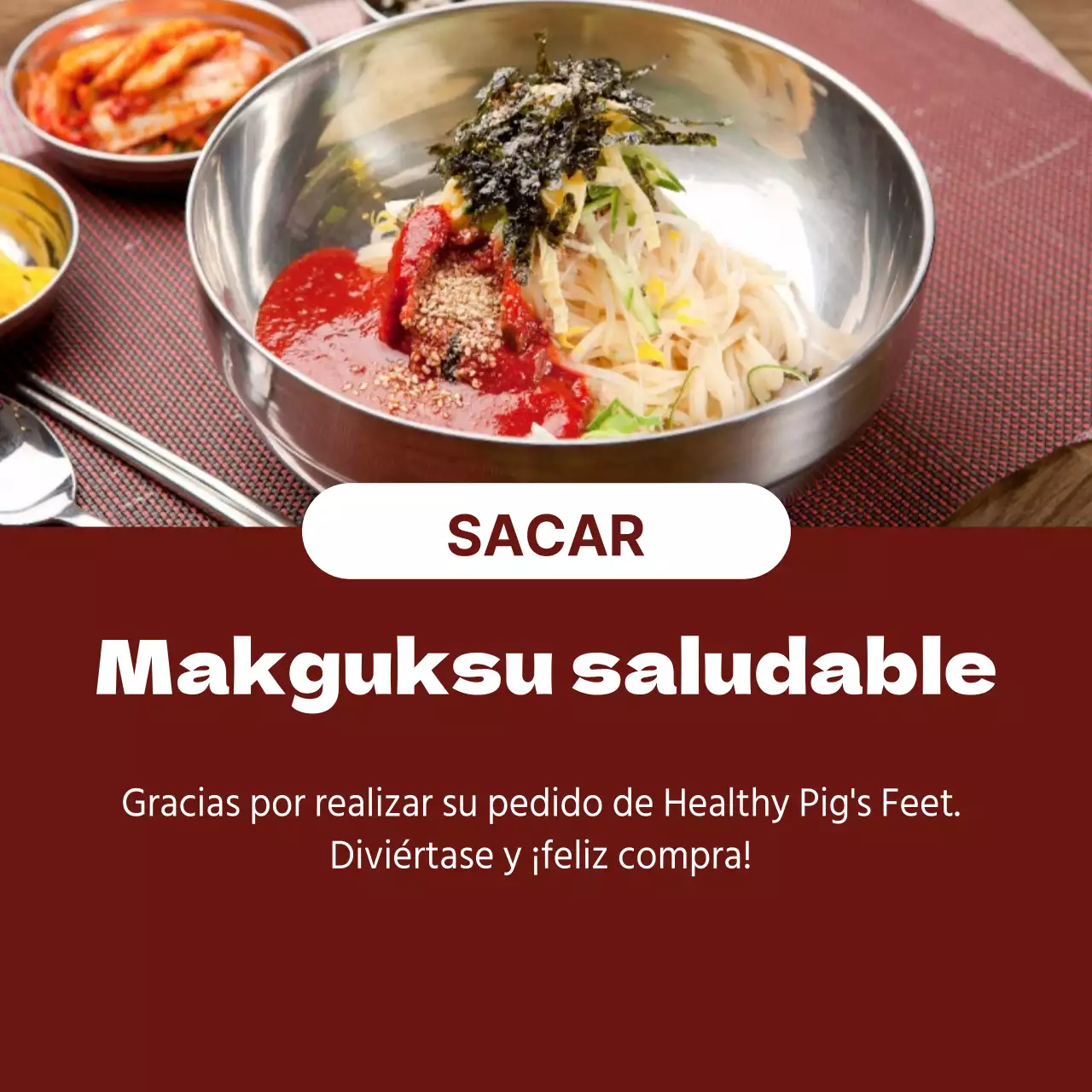 Makguksu saludable