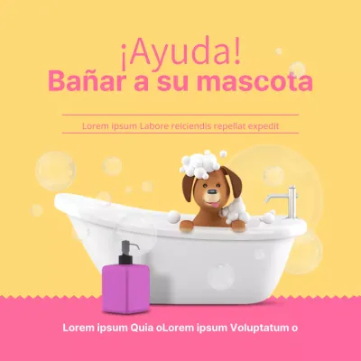 Bañar a su mascota