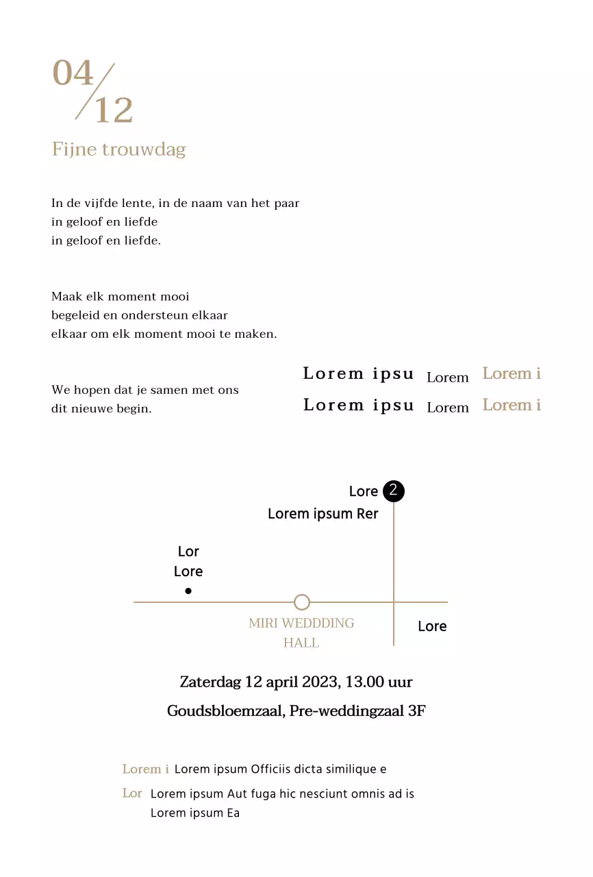 Uitnodiging voor bruiloft met ovaal frame