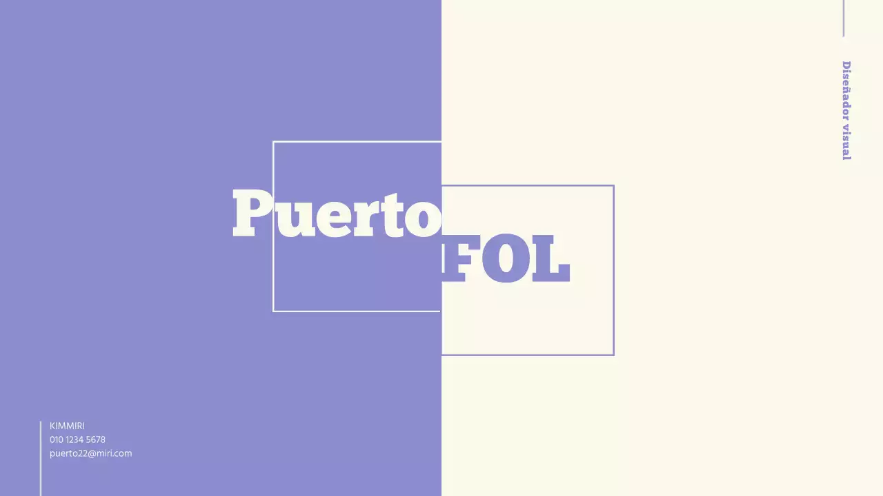 Un portafolio limpio, malva y beige para la preparación laboral de un universitario