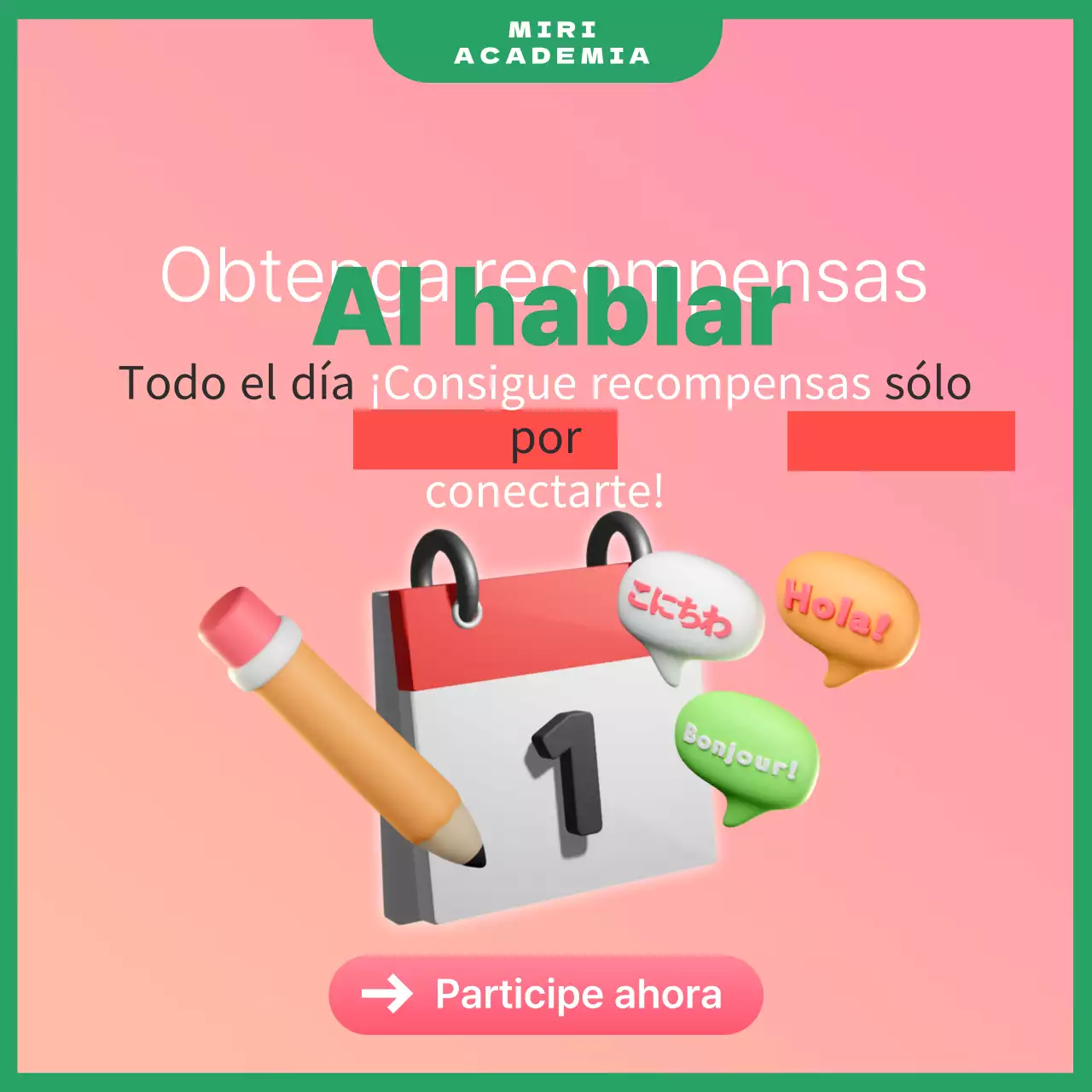 Actividades de formación en rosa