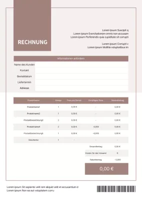 Ein beiger Einkaufswagen Bestellung