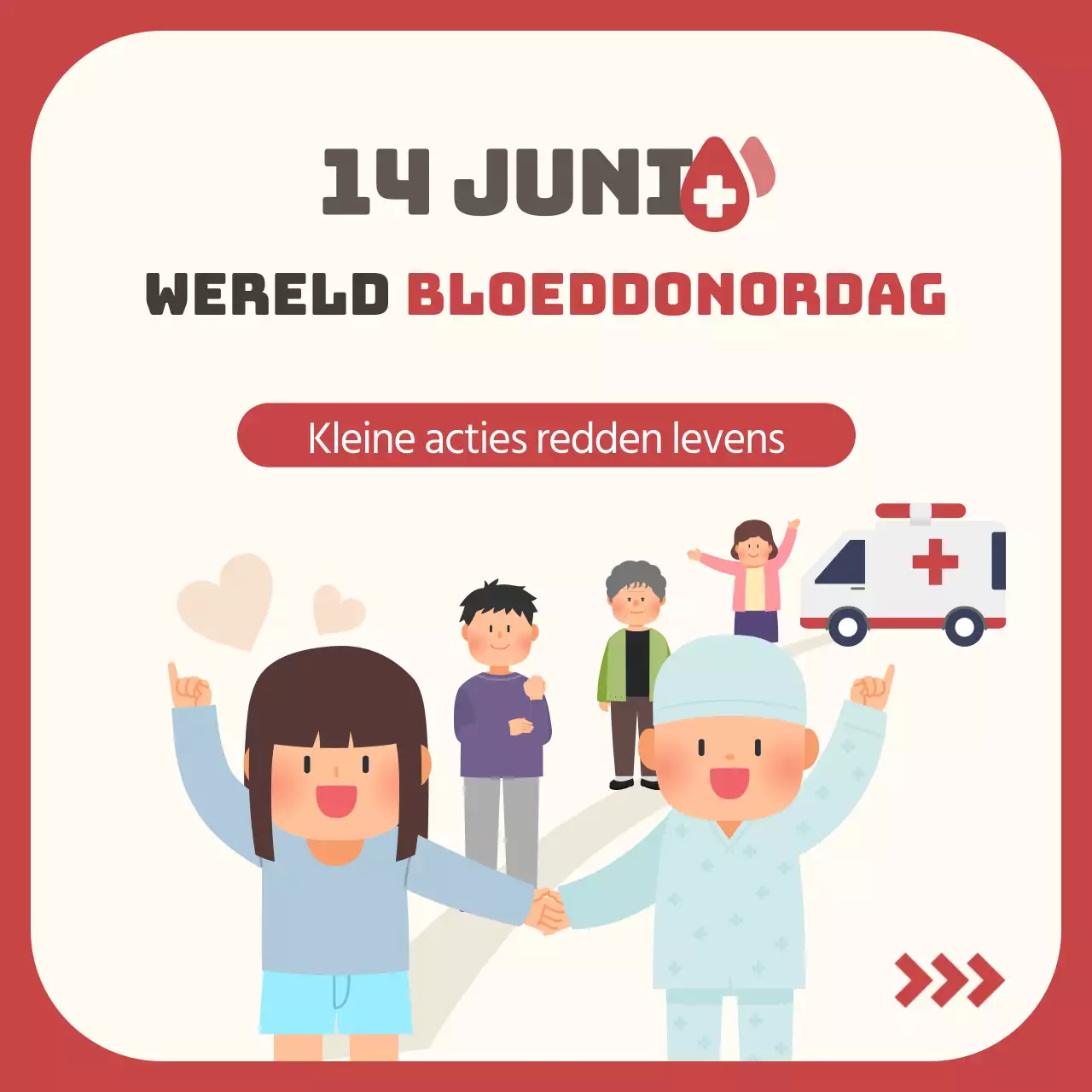 Dooclass Wereld Bloeddonor Dag Kaart Nieuws Ontwerp