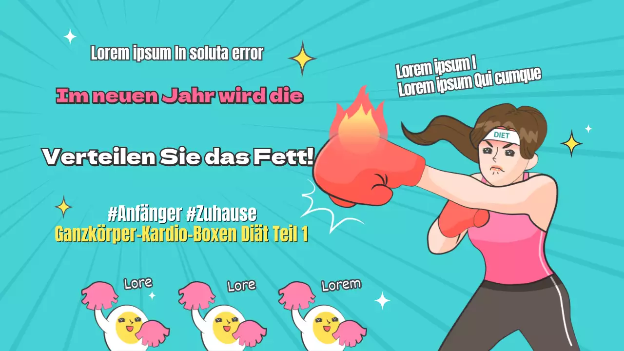 Neujahrsboxen Diät Fettabbau Anfänger Neujahrsvorsätze Vorsätze B-rated Comics