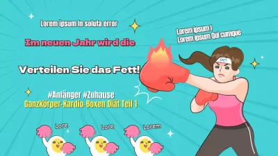 Neujahrsboxen Diät Fettabbau Anfänger Neujahrsvorsätze Vorsätze B-rated Comics