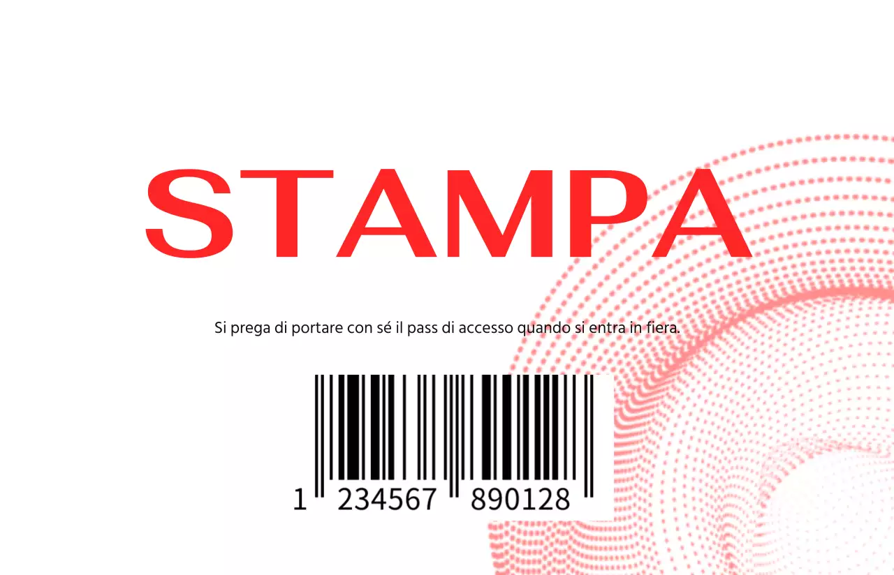 Organizzatori di eventi con un design incentrato su linee e forme