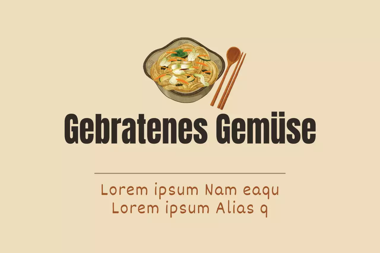 Gebratenes Gemüse