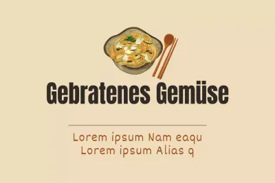 Gebratenes Gemüse