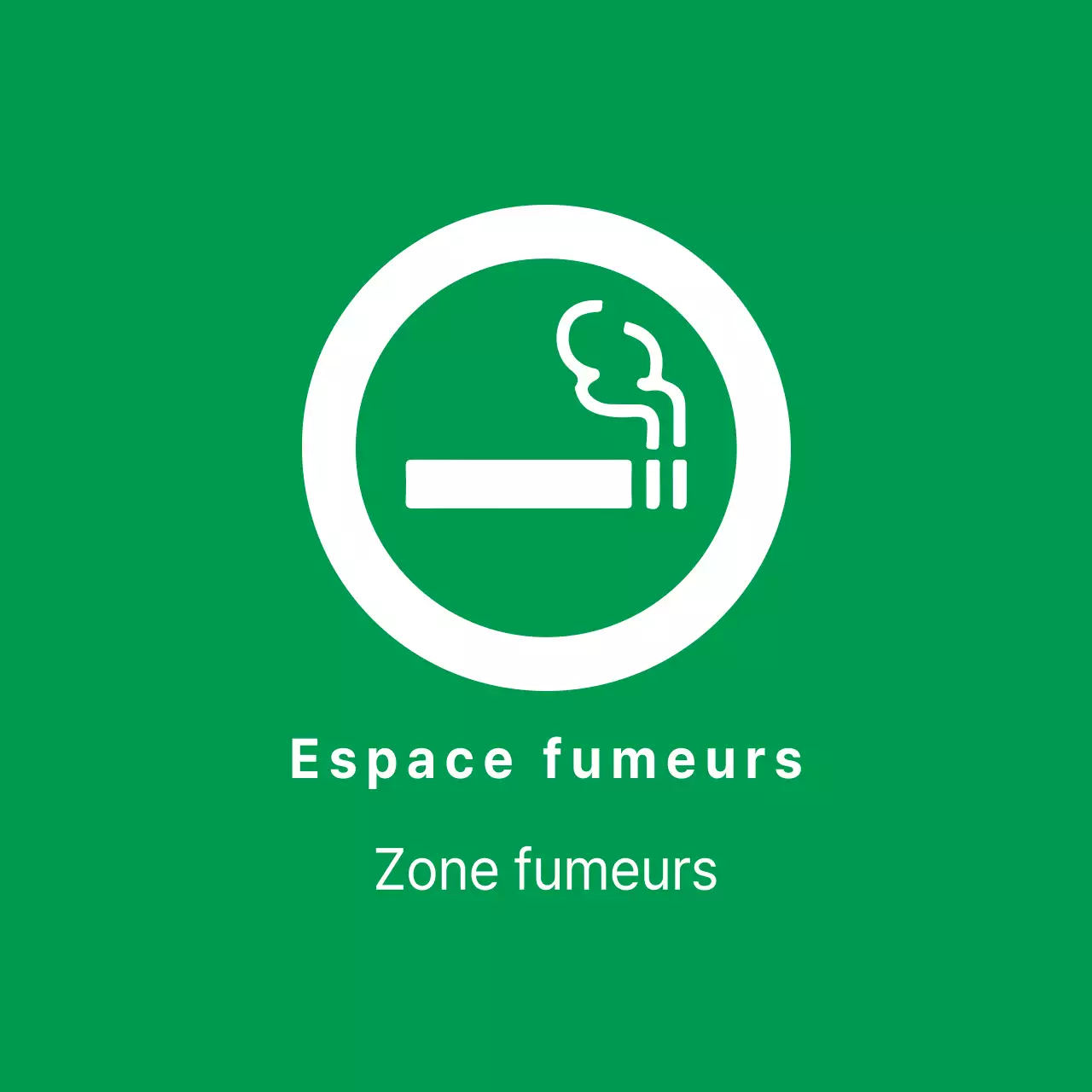 Espace fumeurs