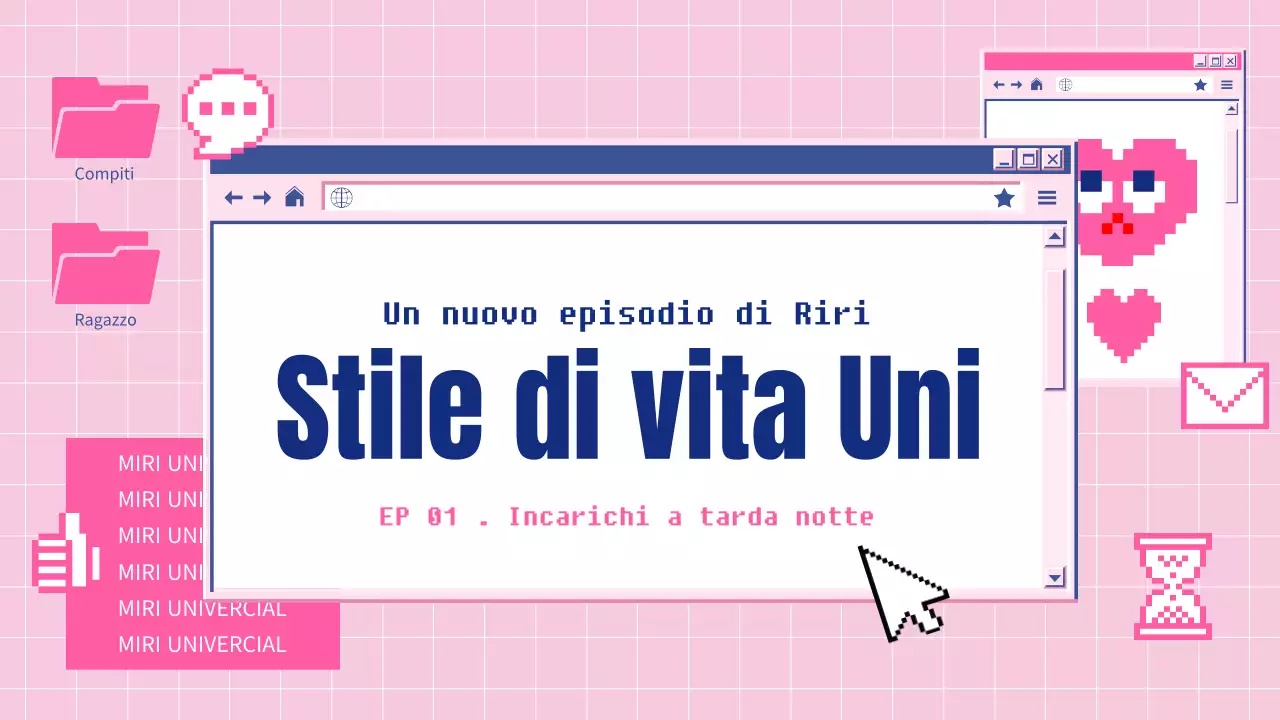 Rosa, digitale, contenuti vlog per principianti