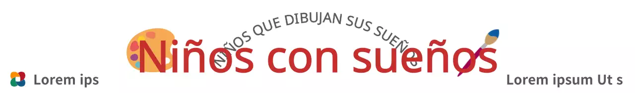 Diseña un folleto para un centro cultural en el que se promocionen unas coloridas clases de arte para niños.