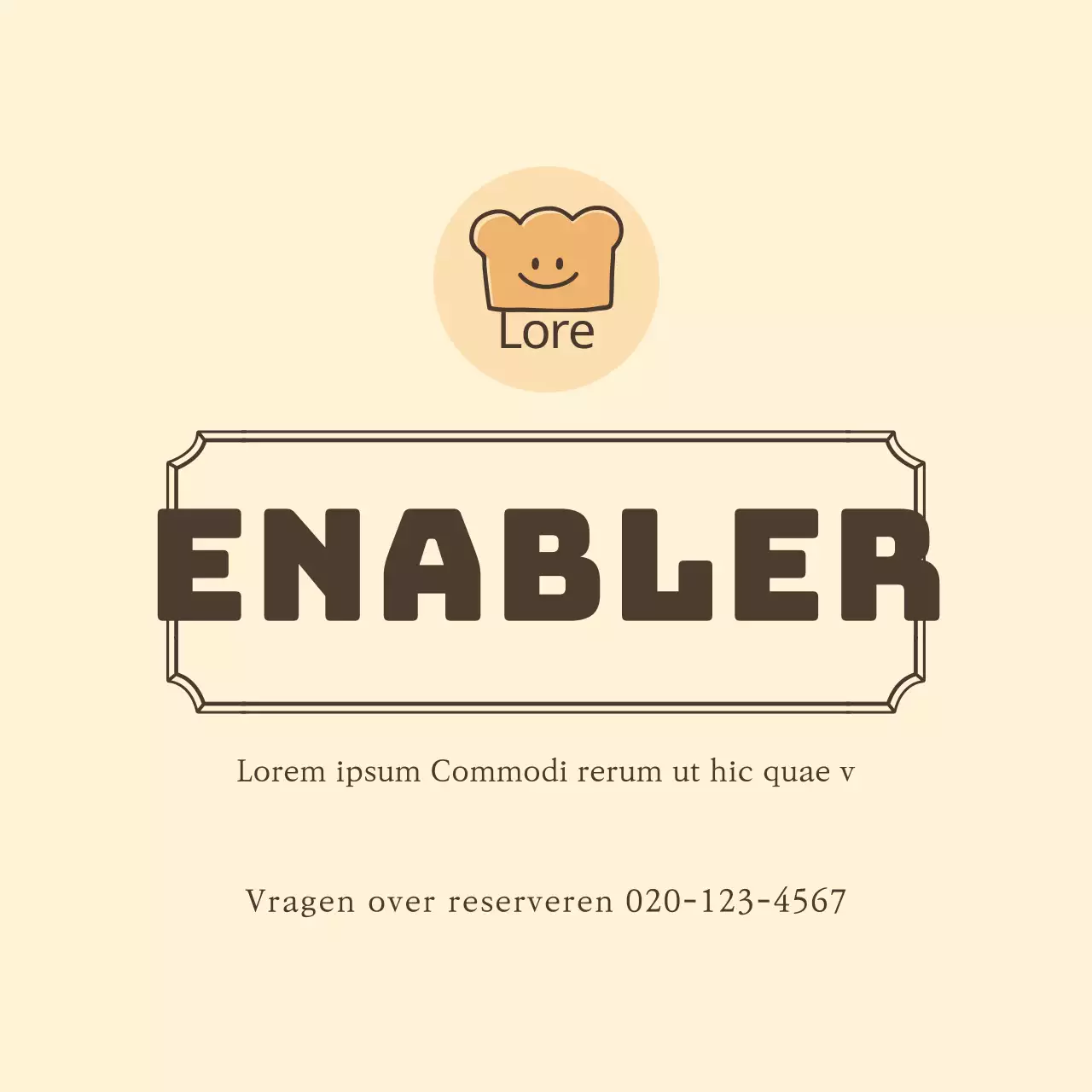 Geïllustreerde Envelop Dessert Stickers