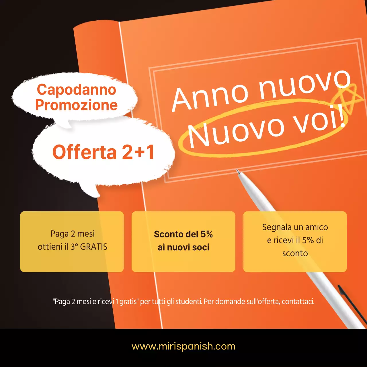 arancione giallo marrone libro illustrazione accademia inglese cartolina pubblicitaria novità