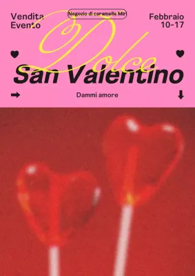 Giornata bianca in rosa e rosso