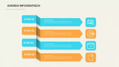 Agenda met oranje en lichtblauw driedimensionaal schaduwconcept