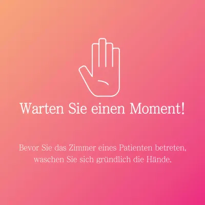 Warten Sie eine Minute