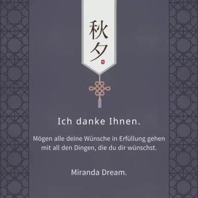 Luxuriöse Thanksgiving-Grüße in dunklem Lila