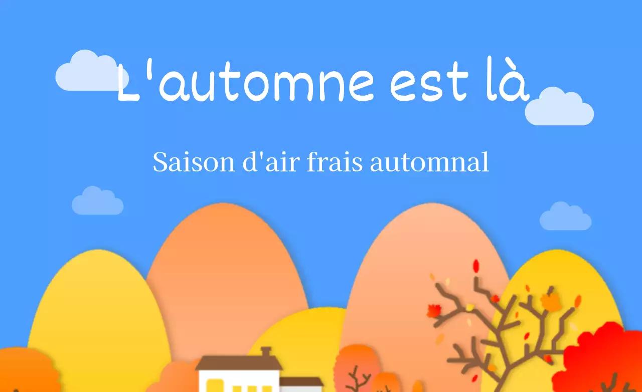 L'automne est là