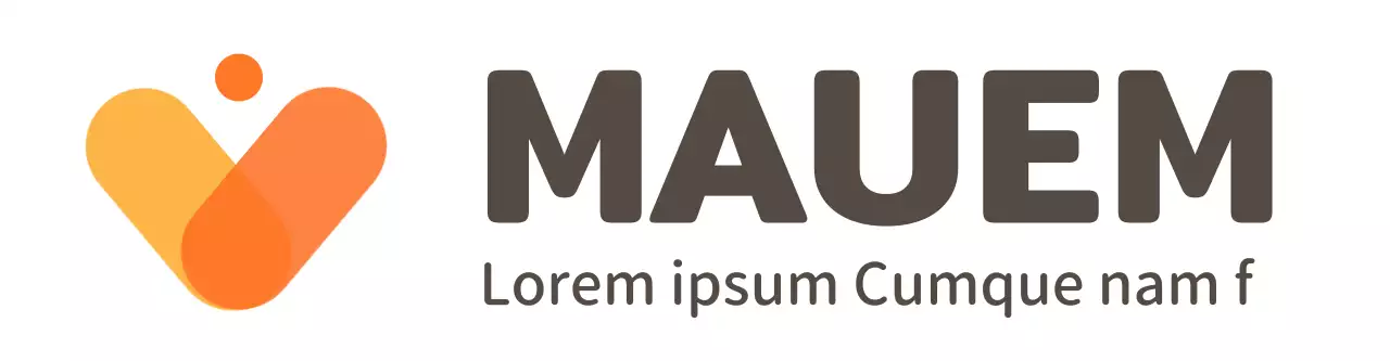 Logo der Beratungsstelle mit Slogan für die Nachbarschaft in gelben und orangefarbenen Symbolen