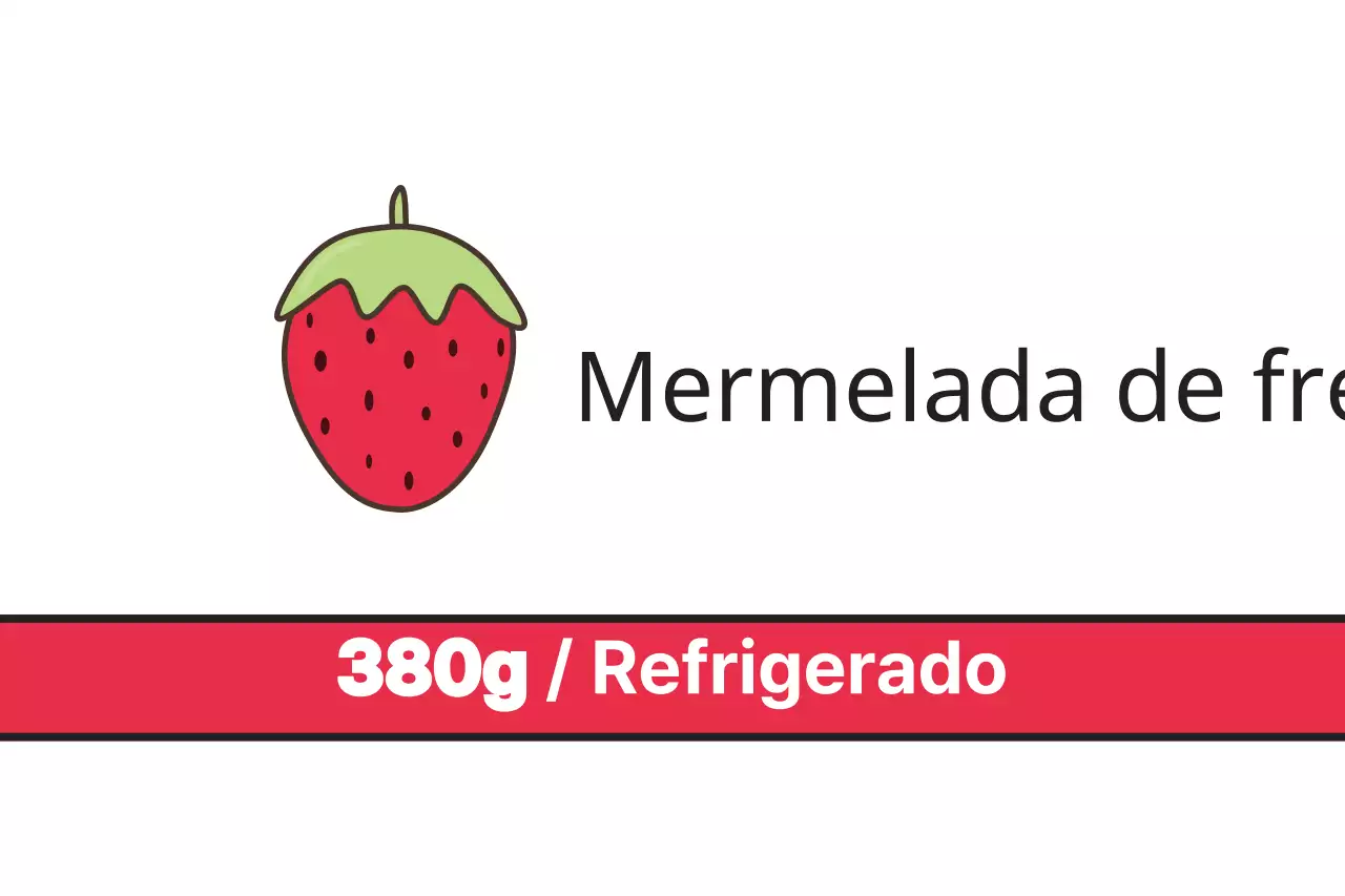 Mermelada de fresa