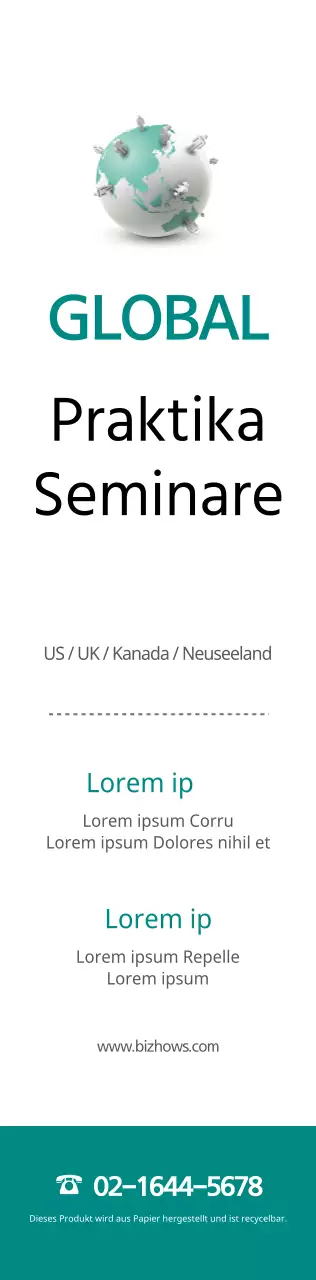 Sauberer Stil in dunklem Mint und Schwarz Über Intuition-Seminare