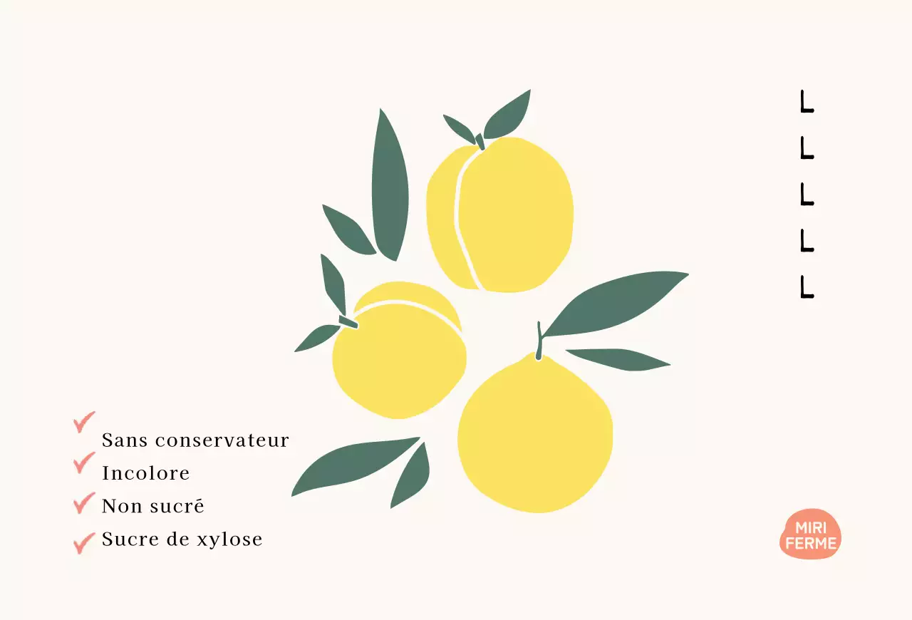 Carte postale illustrée à la citronnelle