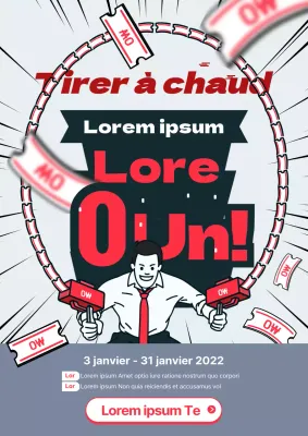 Thème d'événement rouge et gris