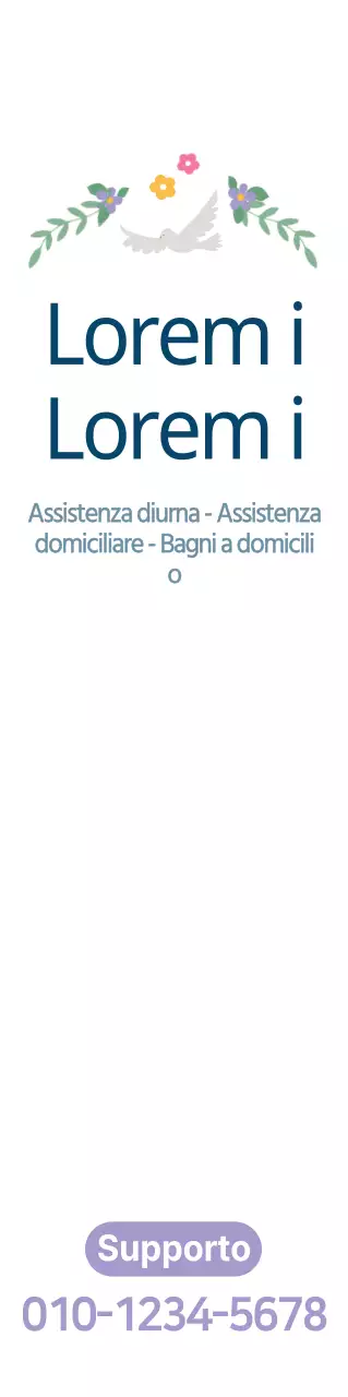 Un pezzo promozionale caldo e accogliente per un centro di riabilitazione con illustrazioni colorate.