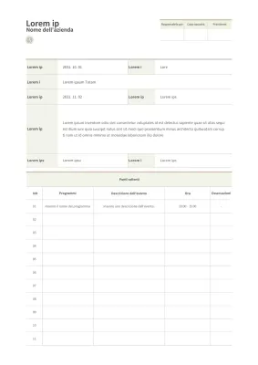 Organizzatore di eventi semplice e marrone