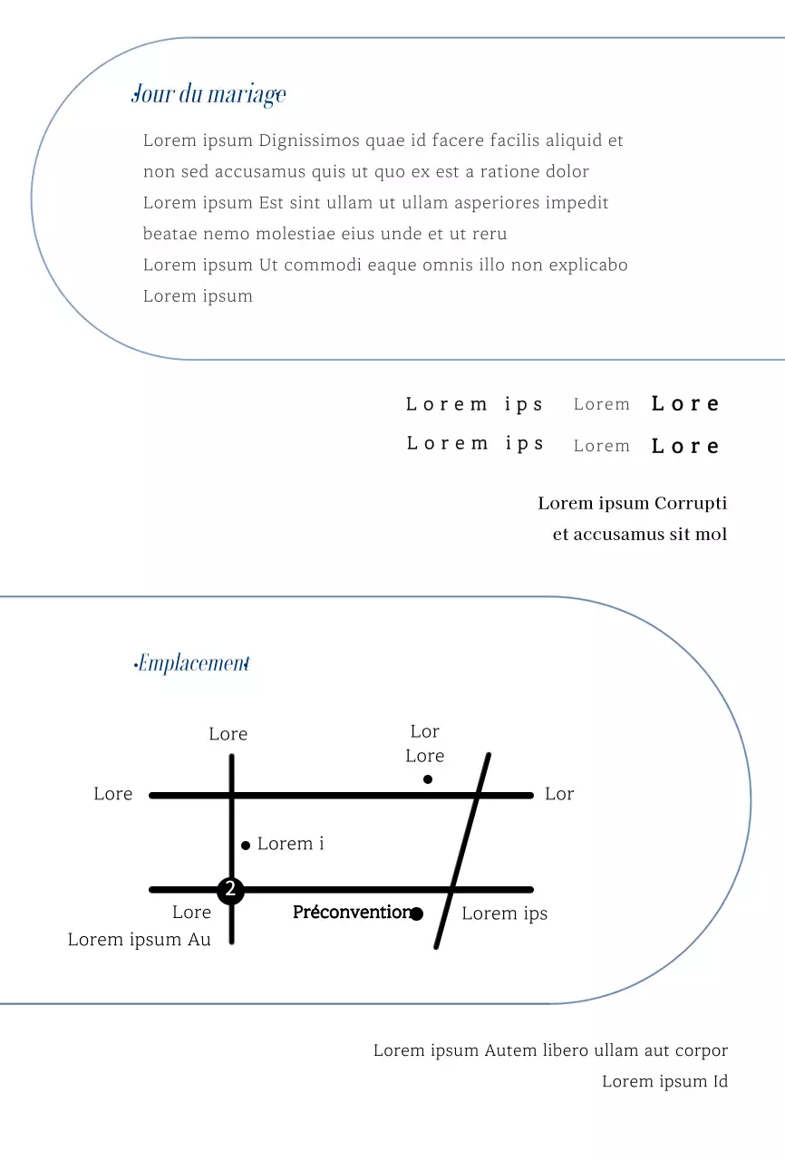 Invitations de mariage avec un concept unique de mise en page de photos