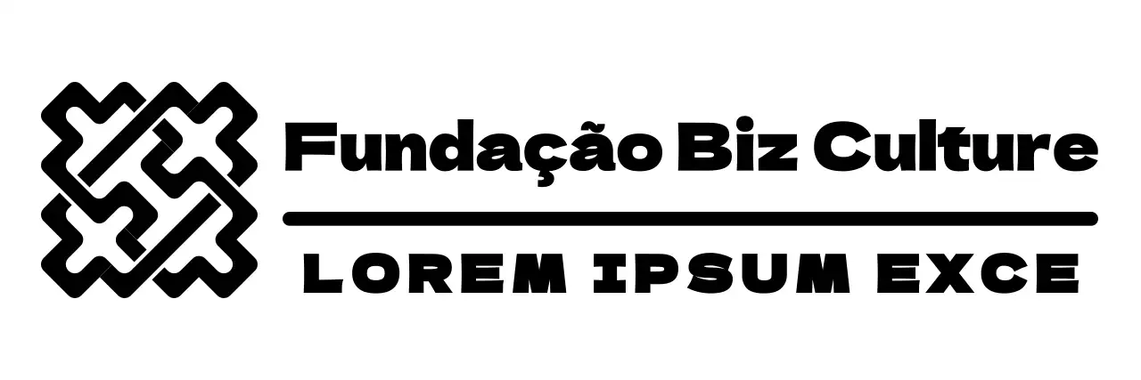 Glifos e símbolos coreanos tradicionais Estilo do logótipo Promoção e divulgação da Fundação Cultural