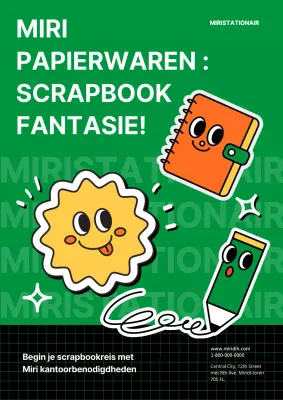 Promoot je merk met leuk groen briefpapier