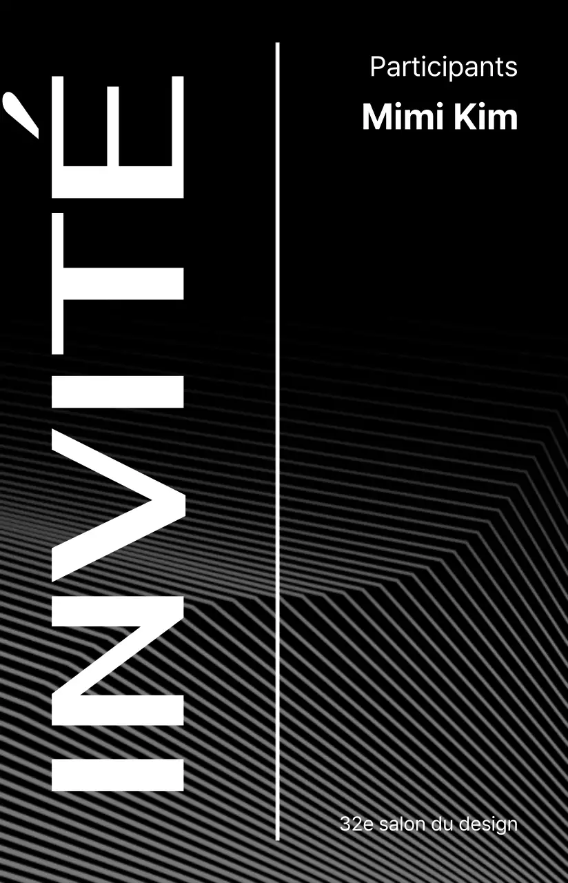 Organisateurs d'événements avec un design axé sur les lignes et les formes