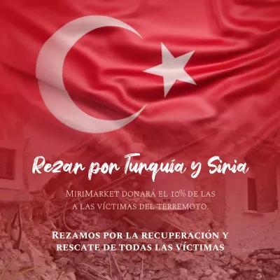 Emotivo anuncio de condolencias por el terremoto de Red
