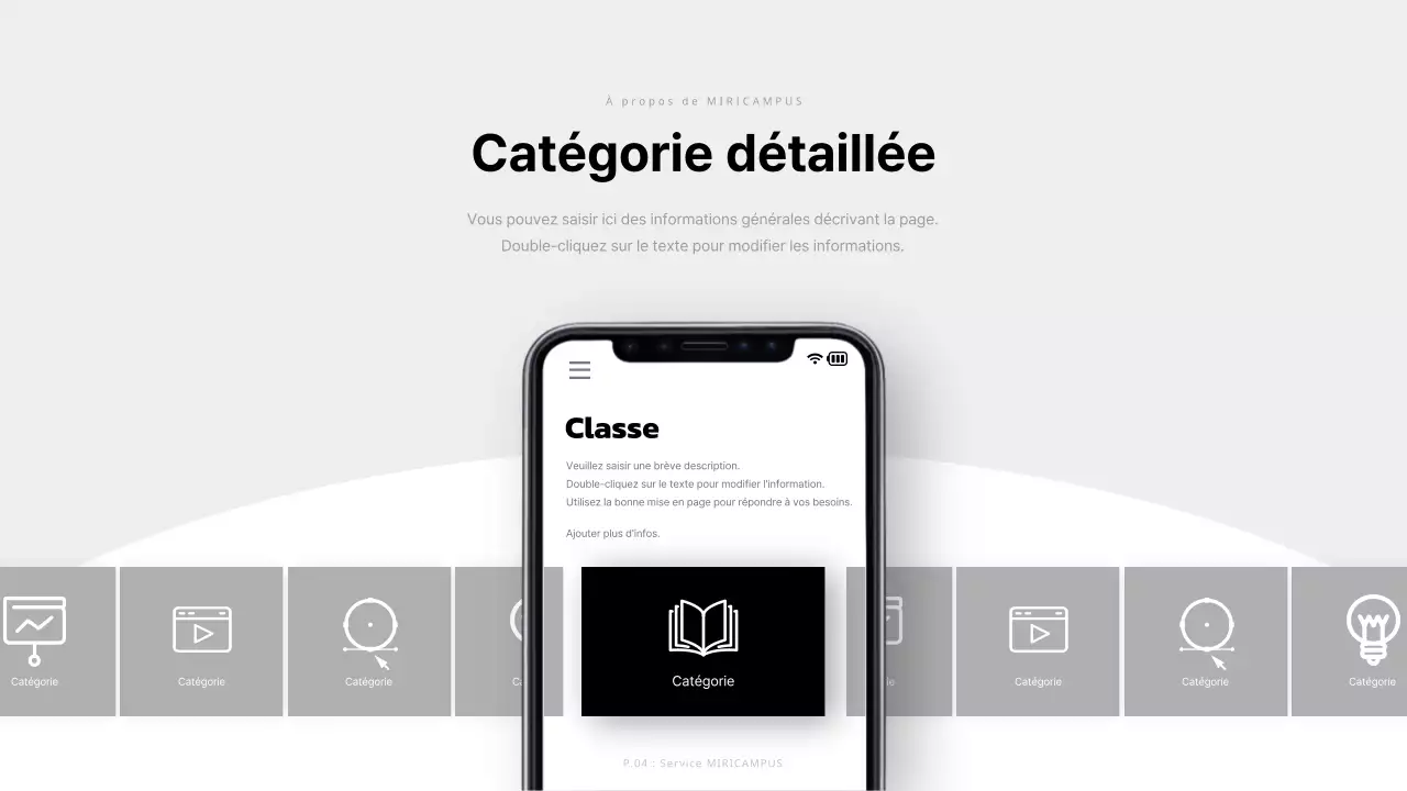 Plan d'affaires pour les entreprises dans les tons gris