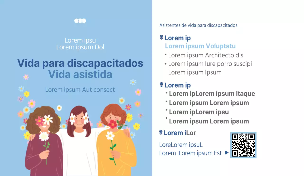 Oficinas gubernamentales diseñadas con flores y cálidas ilustraciones para promover el bienestar.