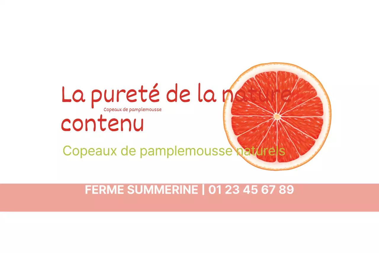 Copeaux de pamplemousse