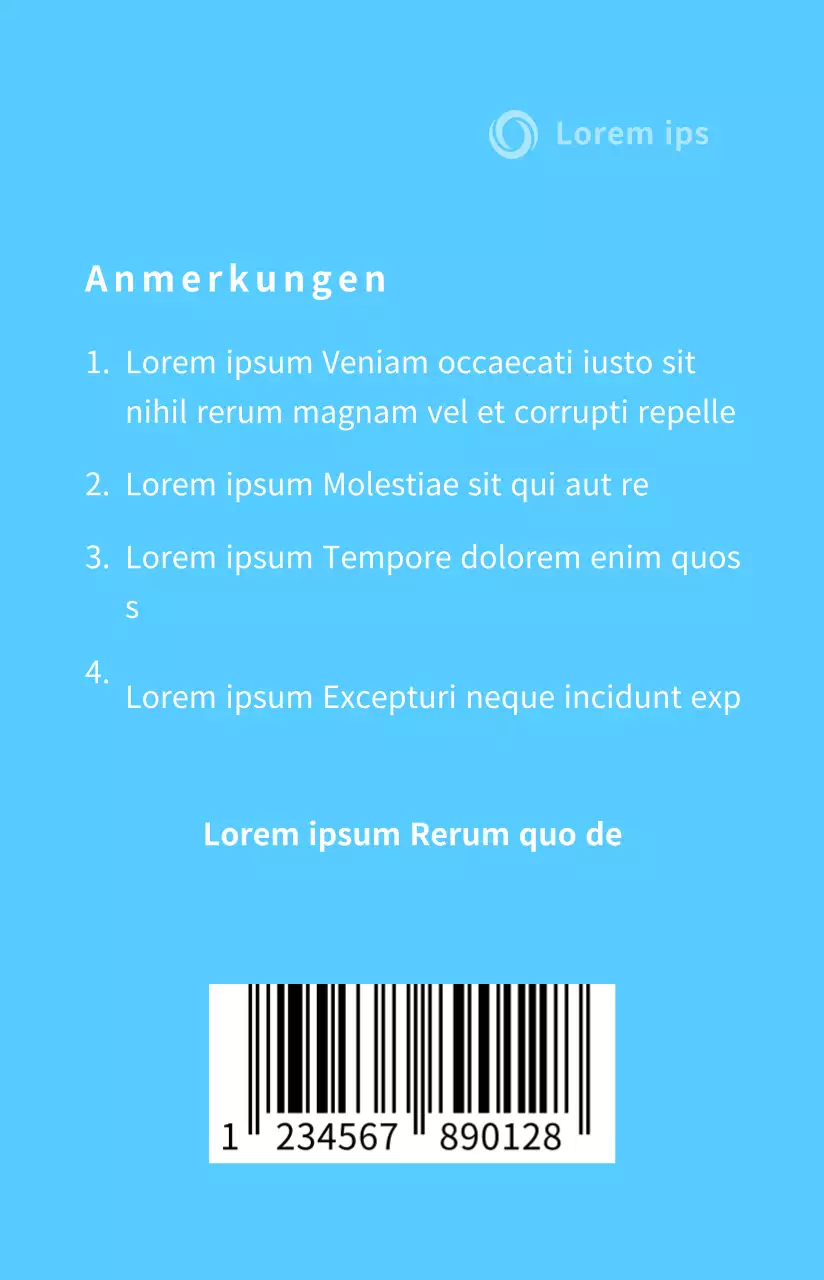 Eine saubere blaue Tempelurkunde