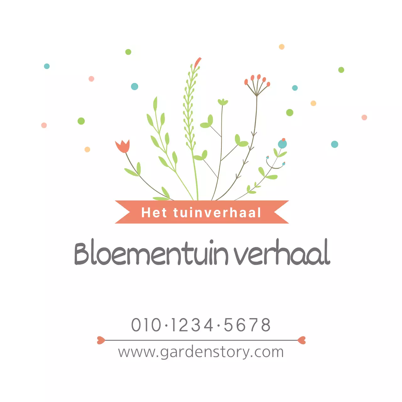 Bloementuin verhaal
