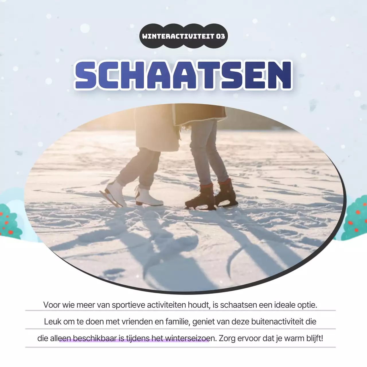 Hemelblauwe en paarse winterbestemmingen