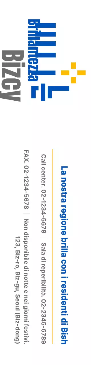 Stile semplice e simpatico del logo testuale in blu navy e giallo per uffici e promozioni dell'amministrazione locale